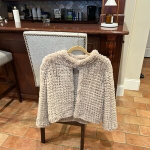 HEARTLOOM SIZE S NICE PINK FUZZY JACKET!!